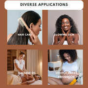 Natural Moisturizing Body Oil | All-in-One Beauty Care | 10.2 fl oz