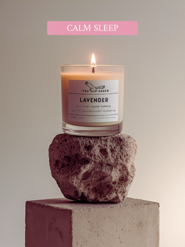 Lavender Essential Oil Candle – Hand-Poured Vegan Soy Wax Candle with Pure Lavender