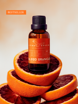Organic Blood Orange Essential Oil | Uplifting Citrus Aromatherapy Blend | 30ml - 1 fl oz