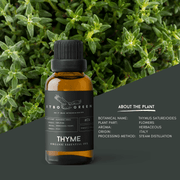Organic Thyme Essential Oil | 30ml / 1oz UV Bottle | Unblended | Aromatherapy | Vegan | Spirituality| Nature Heals - ITBO Green