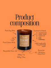 ITBO Green To The Woods Candle | Luxury Organic Soy Wax | Autumn Candle