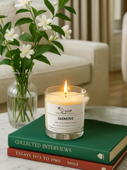 ITBO Green Jasmine Absolute Candle – 100% Plant-Based Soy Wax with Pure Jasmine Oil