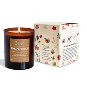 ITBO Pink Patchouli Soy Wax Candle – Luxury Vegan Candle with Patchouli & Sweet Orange