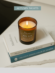 ITBO Green Rain Rain Soy Wax Candle – Vegan Candle with Rain-Inspired Fresh Fragrance